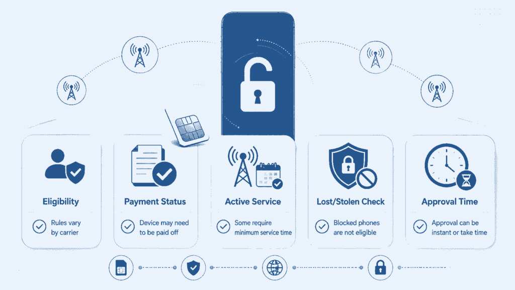 Carrier Unlock Rules Can Be Different