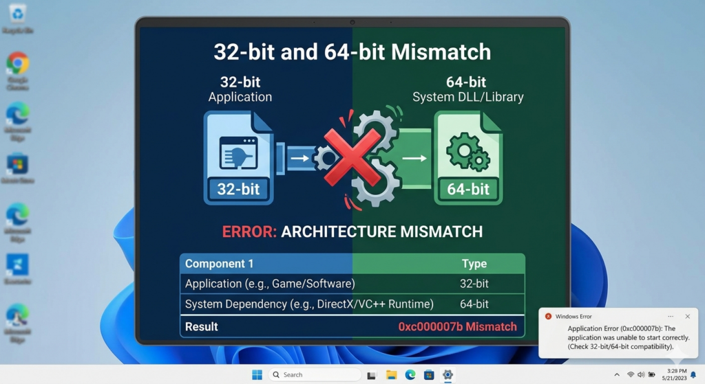 Check 32-bit and 64-bit Mismatch
