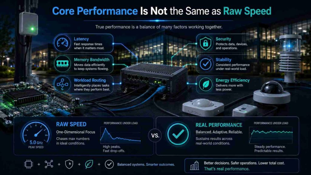 Core Performance Is Not the Same as Raw Speed
