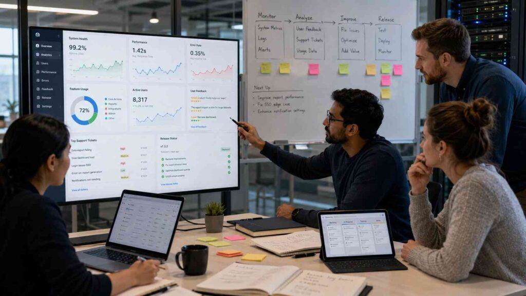 How Can Teams Improve Software HCS 411GITS After Launch?