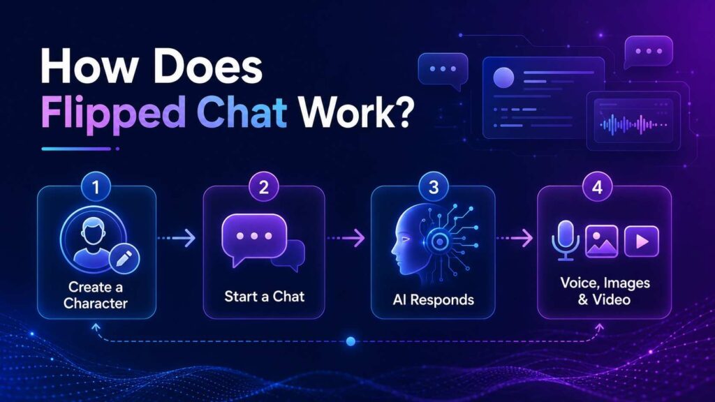 How Does Flipped Chat Work?