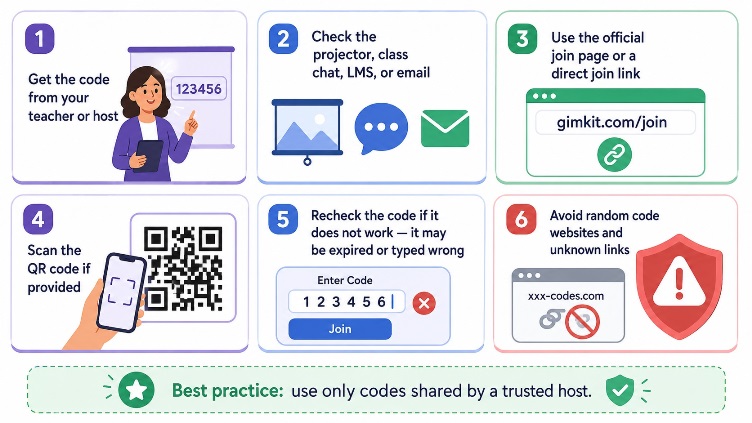 How to Find Live Gimkit Codes Safely