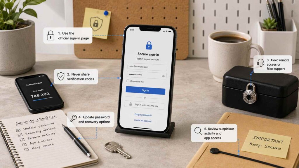 Security rules for login issues
